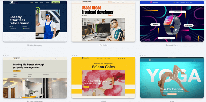 Network Solutions Website Builder Professional Templates